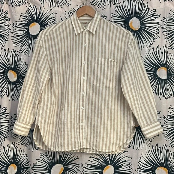Faherty Laguna Linen Shirt Button Down - Picture 1 of 8